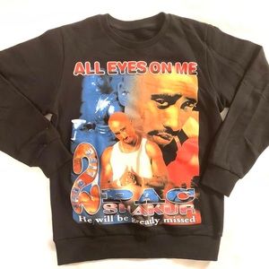 Rare Tupac Me Against the World Memorial Crew Neck